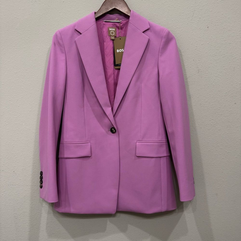 Women's Hugo Boss Lilac Blazer Jacket   Size 0‎